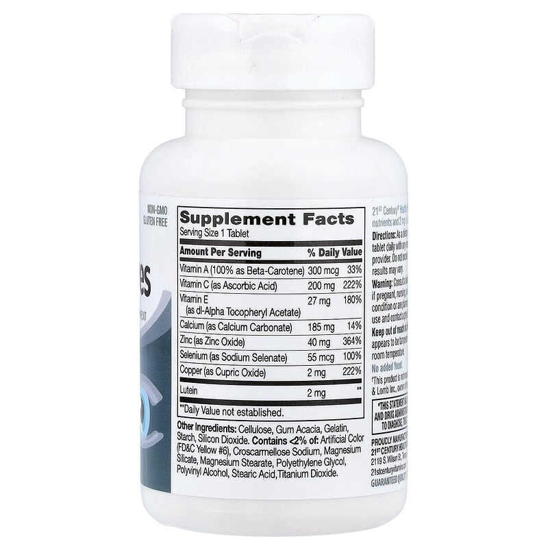 21st Century Healthy Eyes Lutein and Antioxidants 60 Tablets