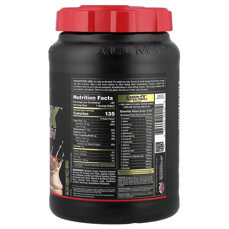 allmax-casein-fx-100-casein-micellar-source-protein-chocolate-2-lbs-907-g