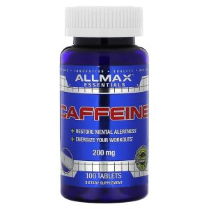 Caffeine 200 mg, 100 Tablets by Allmax Essentials