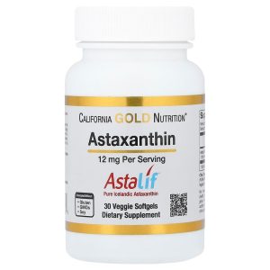 Astaxanthin 12 mg, 30 Veggie Softgels by California Gold Nutrition