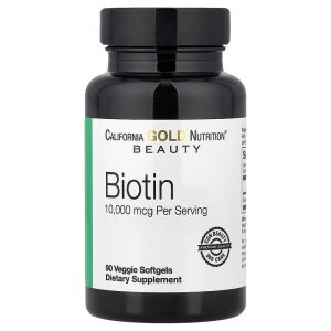 Biotin 10,000 mcg, 90 Veggie Softgels by California Gold Nutrition
