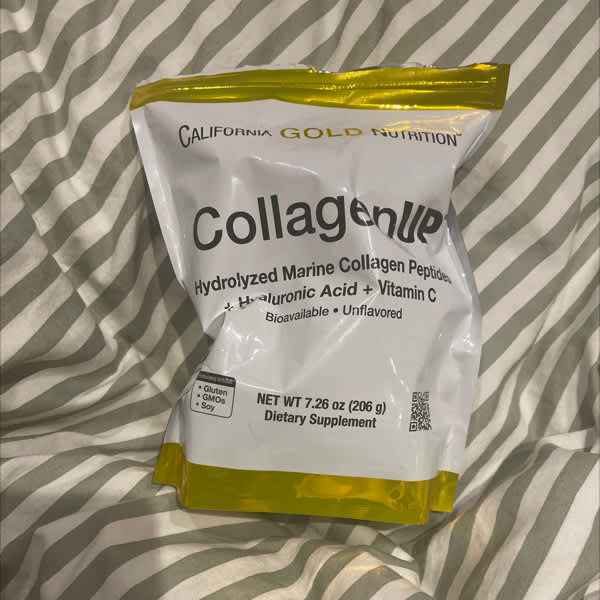 CollagenUP Hydrolyzed Marine Collagen Peptides with Hyaluronic Acid and Vitamin C, Unflavored, 7.26 oz (206 g) by California Gold Nutrition
