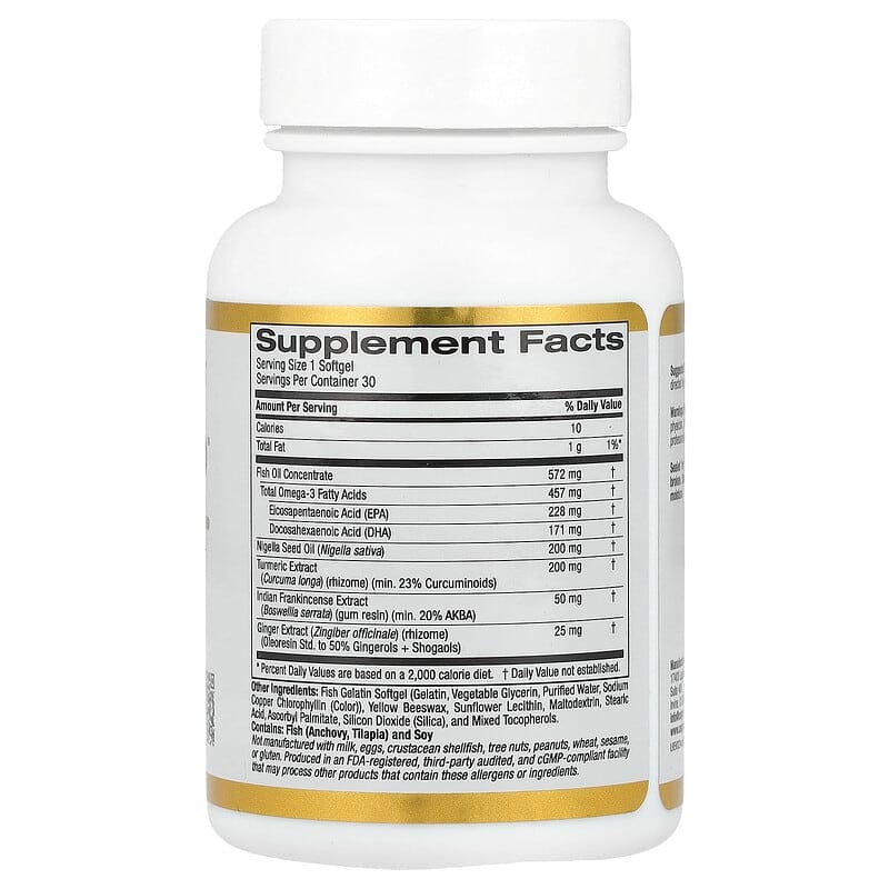 CurcuminUP, 30 Fish Gelatin Softgels by California Gold Nutrition