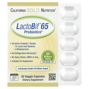 LactoBif Probiotics, 30 Veggie Capsules by California Gold Nutrition