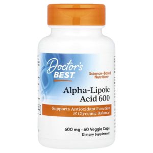 Alpha Lipoic Acid 600 mg, 60 Veggie Caps by Doctor's Best