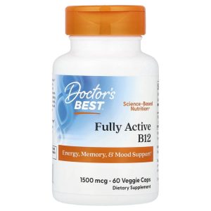 Fully Active B12 1,500 mcg, 60 Veggie Caps by Doctor's Best