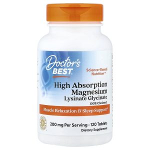 High Absorption Magnesium, 120 Tablets, 100 mg per Tablet by Doctor's Best