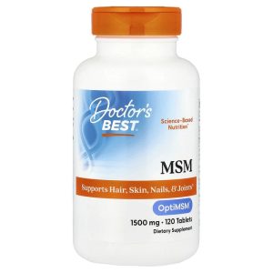 MSM with OptiMSM, 1,500 mg, 120 Tablets by Doctor's Best