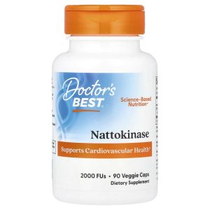 Nattokinase 2,000 FUs, 90 Veggie Caps by Doctor's Best