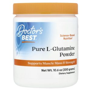 Pure L-Glutamine Powder, 10.6 oz (300 g) by Doctor's Best