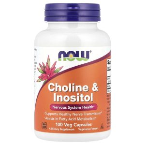 Choline & Inositol, 100 Veg Capsules by NOW Foods
