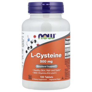 L-Cysteine 500 mg, 100 Tablets by NOW Foods